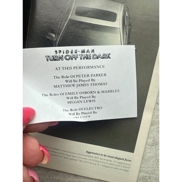 Spider-Man Turn Off The Dark Broadway Playbill Lot Of 2 - April & July 2011 Edit - Picture 5 of 6